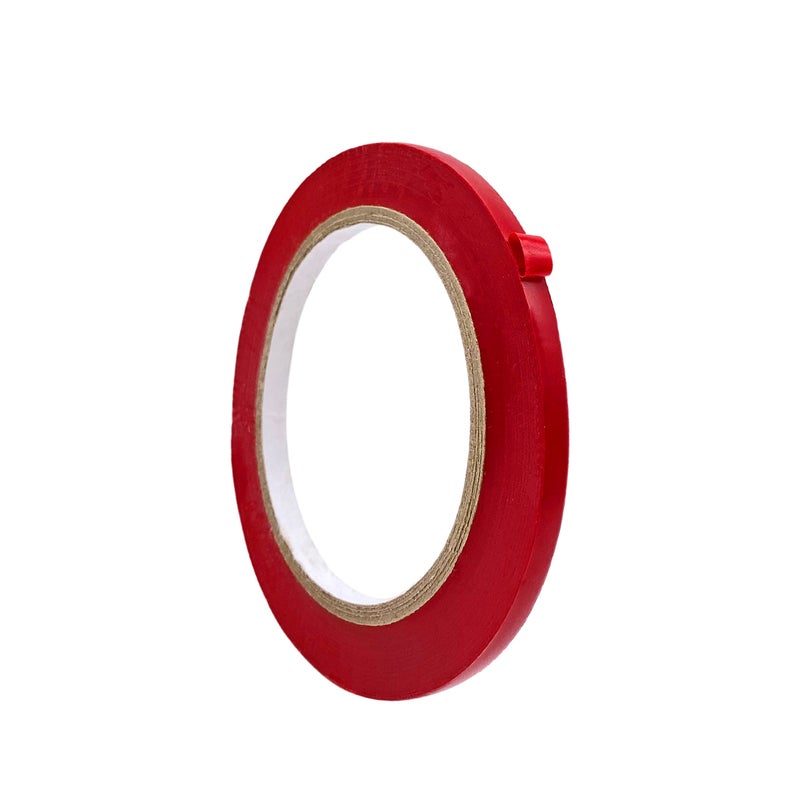 WOD Tape WOD VTC365 Red Vinyl Pinstriping Tape, 1/4 inch x 36 yds. for School Gym Marking Floor, Crafting, & Stripping Arcade1Up, Vehicles and More - Image 1